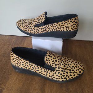 FitFlop Pony Hair Leopard Print Flats Size 40 Euro (fits like 8.5)